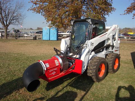 skid steer leaf bucket|Hydraulic Debris Blower .